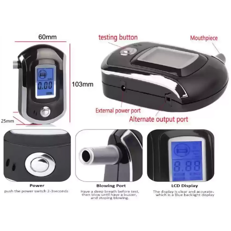 Digital Alcohol Breathalyser